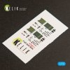 KELIK K72011 F-16D FIGHTING FALCON INTERIOR 3D DECALS FOR KINETIC KIT 1/72